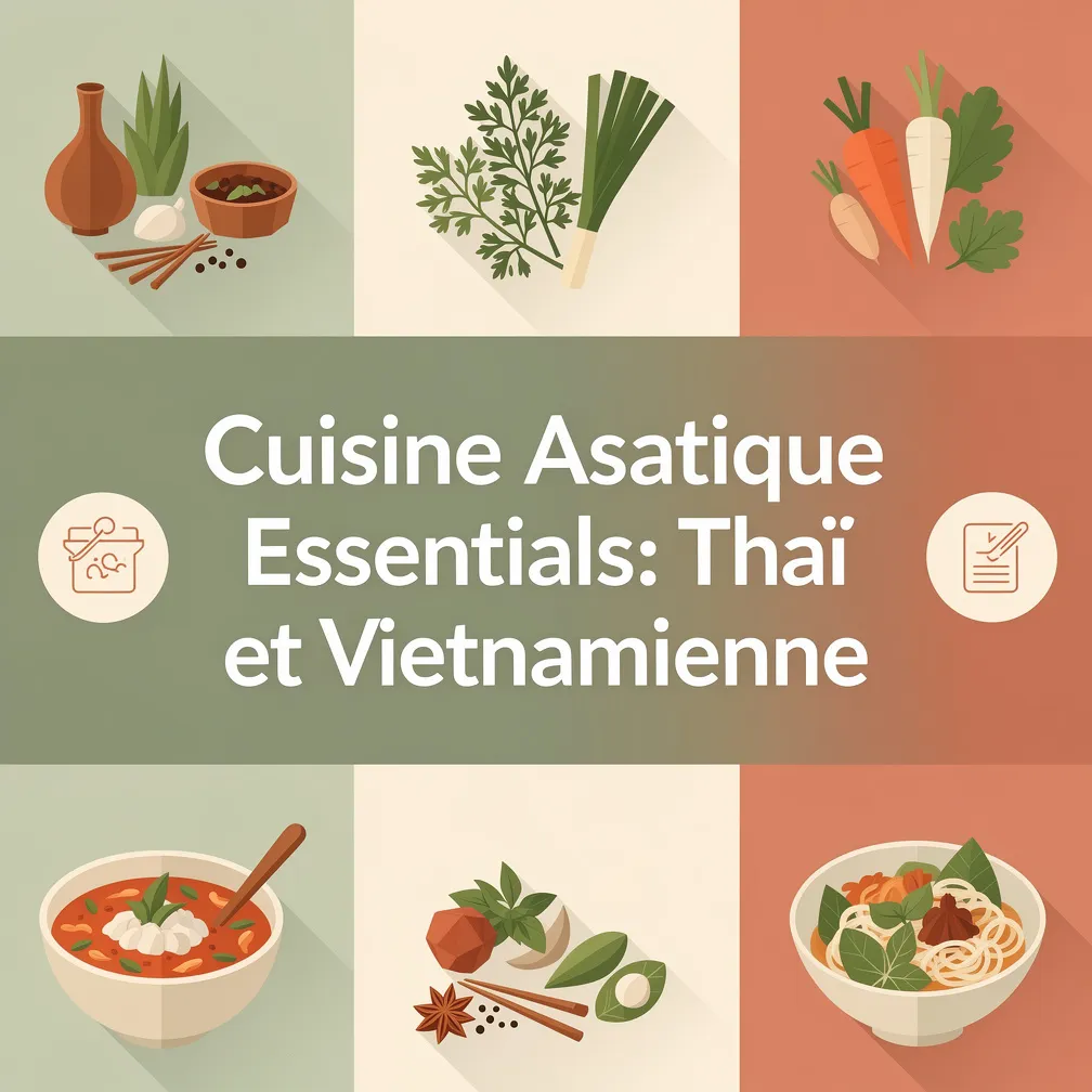 Cuisine Asiatique Essentiels: Thaï et Vietnamienne