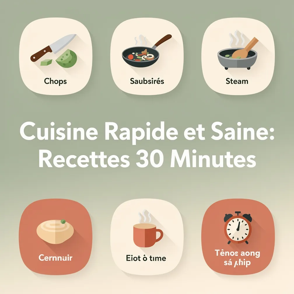 Cuisine Rapide et Saine: Recettes 30 Minutes