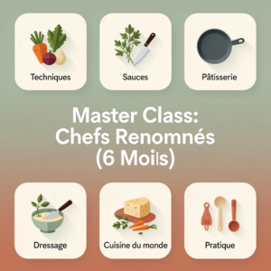 Master Class: Chefs Renommés (6 Mois)