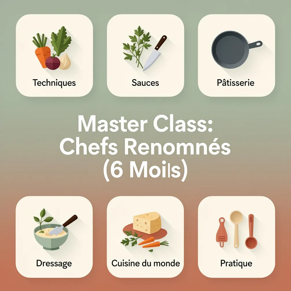 Master Class: Chefs Renommés (6 Mois)